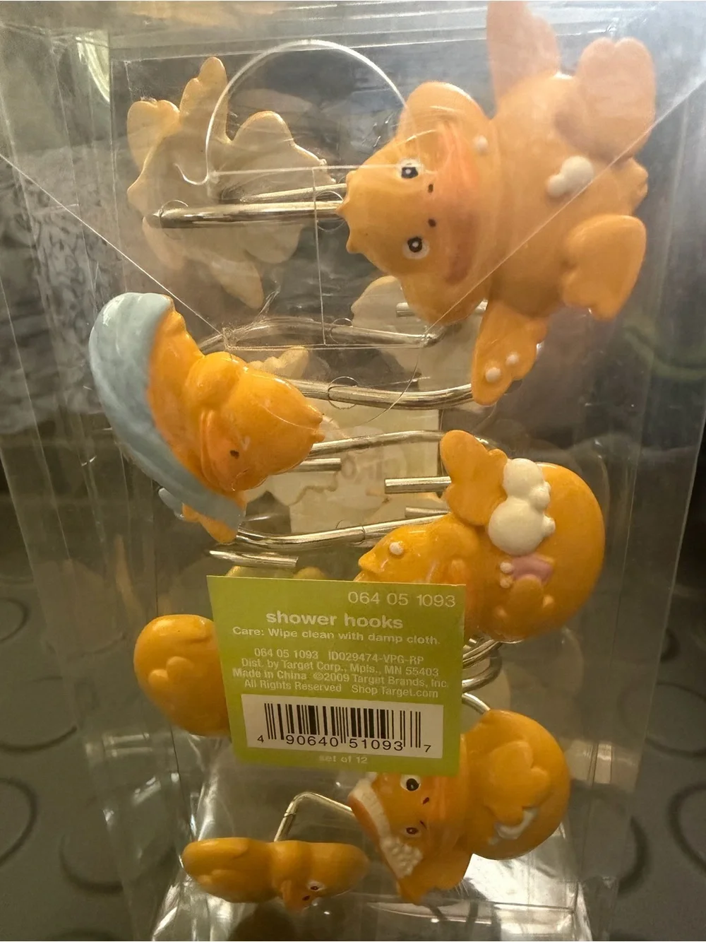 Circo Yellow Rubber Ducky Shower Curtain Hooks - Pack of 12
